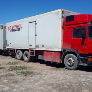 Грузоперевозки Грузовой фургон с прицепом