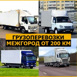 Грузоперевозки от 200кг до 20 тонн от 200 км 