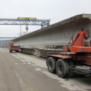 Перевозка ЖБИ конструкций