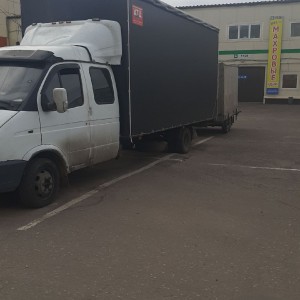 Газель с прицепом до 2.8 т. Грузоперевозки. 