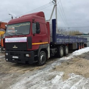 Грузоперевозки маз открытый полуприцеп длинномер