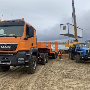 ГрузоПеревозки по зимникам. тралы площадки 6х6