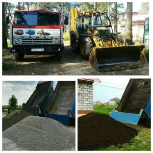 Доставка песка, щебня, вывоз мусора
