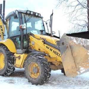 Услуги экскаватора погрузчика от собственника