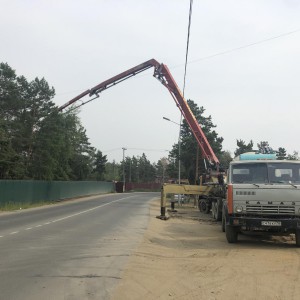 Услуги автобетононасоса