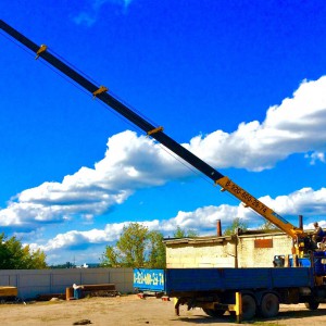 Услуги крана - манипулятора, стрела 10 т