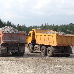 Доставка песка щебня и др. Грузоперевозки