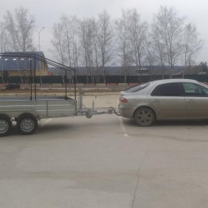Перевозки грузов на прицепе