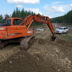 Услуги гусеничного экскаватора