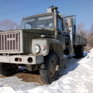 Кран - борт вездеход