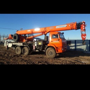 Услуги крана, эксковатор погрузчик и перевозка