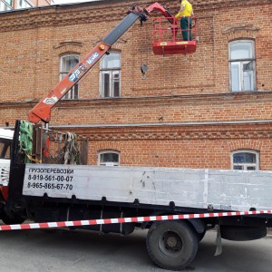 Грузоперевозки, манипулятор, вышка