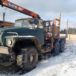 Услуги лесовоза с крановой установкой