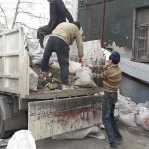 Вывоз мусора самосвалами, строительного, бытового