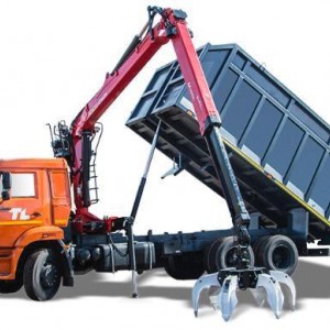 Ломовоз с грейфером 28 куб