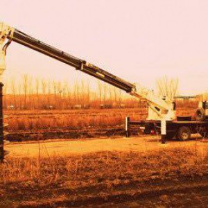 Ямобур, бурение отверстий под фундамент