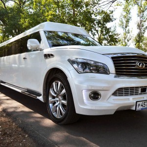 Лимузин infiniti QX56 II «white prince»