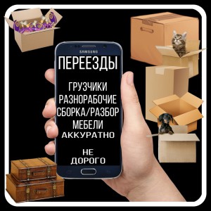 Грузчики, разнорабочие, сборка/разбор мебели