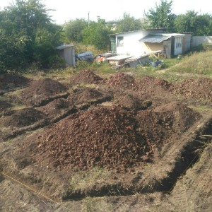 Фундамент, услуги мини - экскаватора