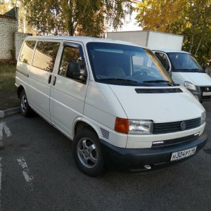 Перевозка грузов и пассажиров на wv T4