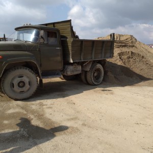 Доставка песка. Перевозки