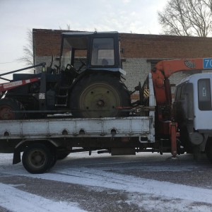 Кран борт эвакуатор грузоперевозки