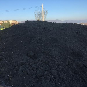 Чернозем, перегной, песок, щебень,