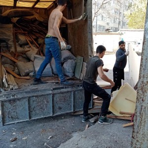 Вывоз мусора, уборка помещений, демонтаж