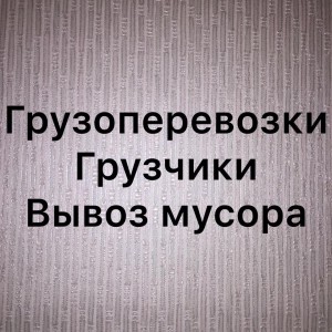 Грузоперевозки. Грузчики. Вывоз Мусора