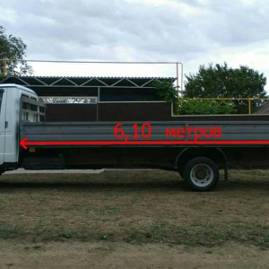 Грузоперевозки Газель бортовая 6 метров