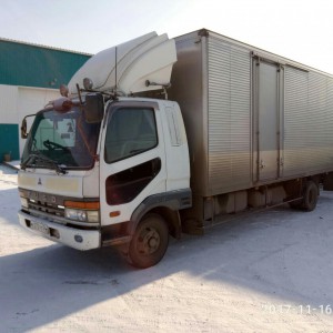 Грузоперевозки. ммс fuso 5 тонн фургон, объем 38м3