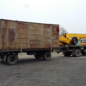 Автокран+прицеп