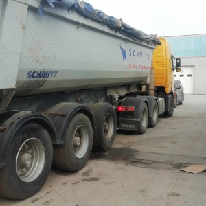 Грузоперевозки полуприцепами - самосвалами от 20 т