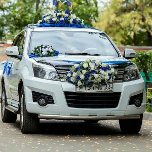 Свадебный кортеж во Владимире