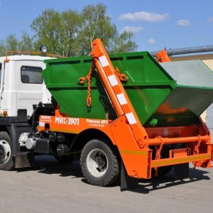 Вывоз строительного мусора, контейнер 8 м3