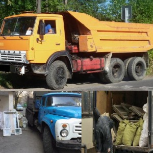 Вывоз мусора. Транспорт, грузчики погрузка