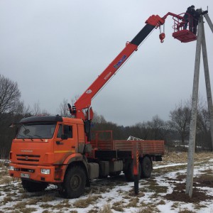 Камаз манипулятор - вездеход. Автовышка